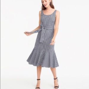 J. Crew Gingham Dress Never Worn Sz 2
